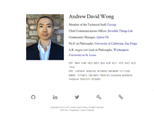 Tablet Screenshot of andrewdavidwong.com